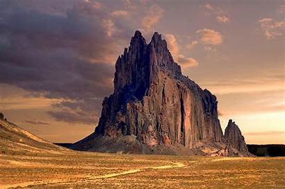 Mexico Rock Landscape Shiprock Nature Desert Wallpapers