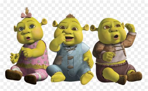 Shrek Baby Ogres Triplets Shrek Triplets Hd Png Download Vhv