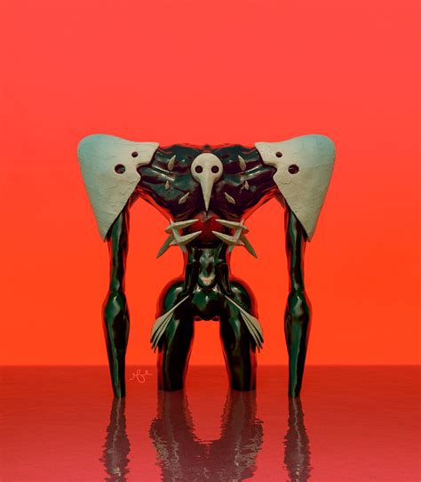 Neon Genesis Evangelion 3d Sculpt Behance