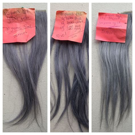 Silver Grey Hair Color Charts For Reference Silver Grey Hair Color