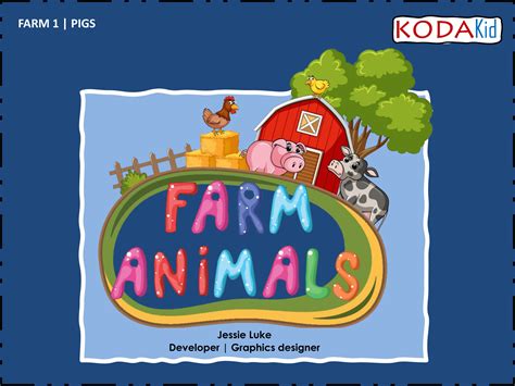 WHAT ANIMALS LIVE ON A FARM [LESSON 1] - PIGS - Classful