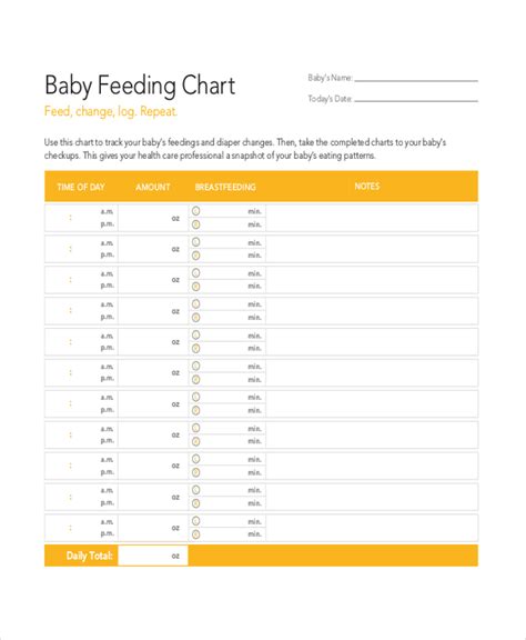 6 Breastfed Baby Growth Chart Templates Free Sample Example Format