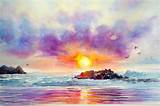 Learn to improve your sunset cloud painting today. Pin by Svetlana Senchurova on My art | Sunset painting ...