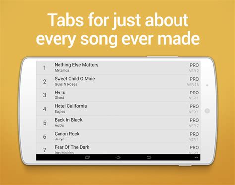 The app is free to download but does require a. Tab Pro: #1 guitar tab service APK Free Android App ...