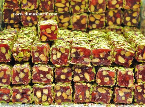 Pomegranate And Pistachio Turkish Delight Turkish Recipes Sweet