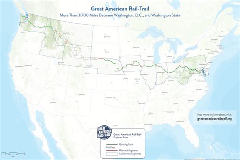 The Great American Rail Trail Route