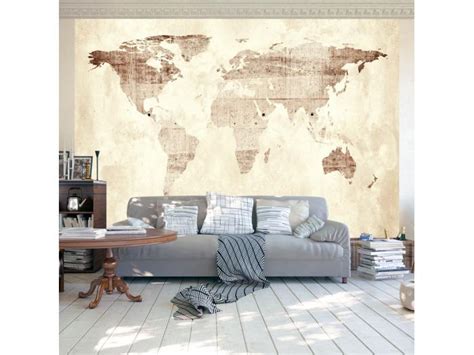 Papier peint intissé Carte du monde Precious map Taille 300 x 210 cm