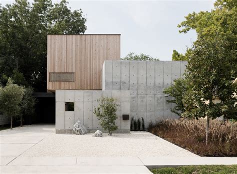 Concrete Box House By Robertson Design In Houston Texas
