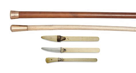 Three Silver Mounted Ivory Paper Knives