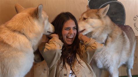 Foundation Lets Visitors Play With Wolves