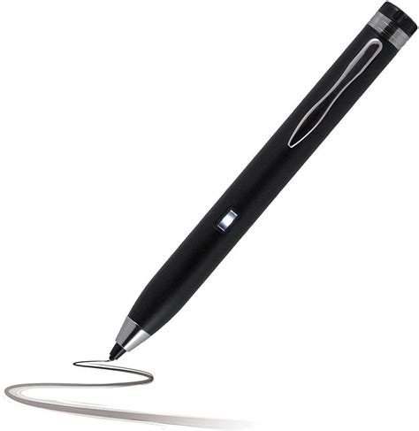 Navitech Broonel Grey Mini Fine Point Digital Active Stylus Pen