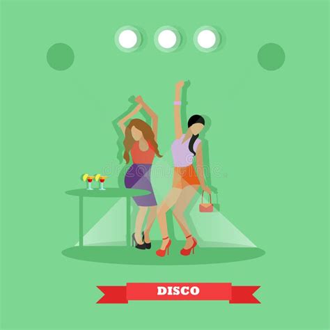 Two Girls Dancing Night Club Stock Illustrations 32 Two Girls Dancing Night Club Stock