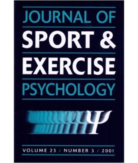 Journal Of Sport And Exercise Psychology Philippine Distributor Of Magazines Books Journals