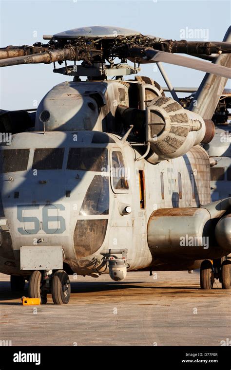 United States Marine Corps Sikorsky Ch 53e Super Stallion At Camp