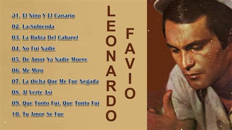 Las Mejores Canciones De Leonardo Favio 20 Grandes Exitos De Leonardo