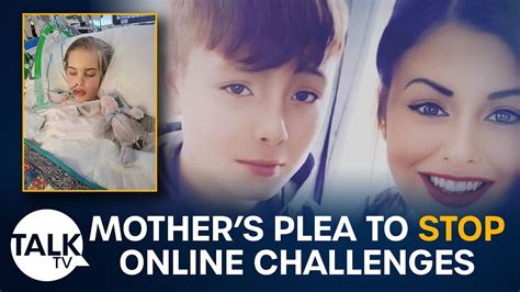 Grieving mother calls for crackdown on social media challenges - YouTube