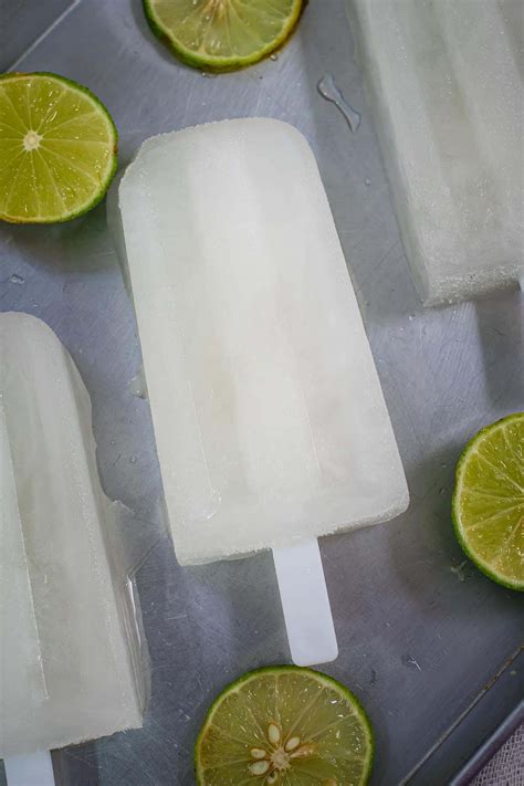 Lime Popsicles Refreshing Cool Treats Decorated Treats