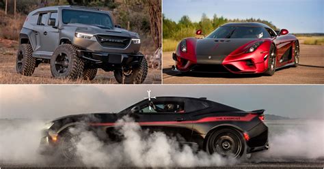 15 Sick Cars With Monster Engines Boasting 1000 Or More Horsepower