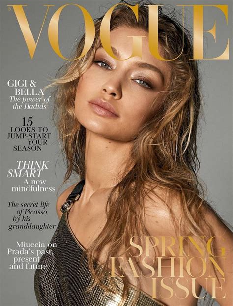 Gigi Hadid And Bella Hadid Vogue Uk March 2018 Celebmafia