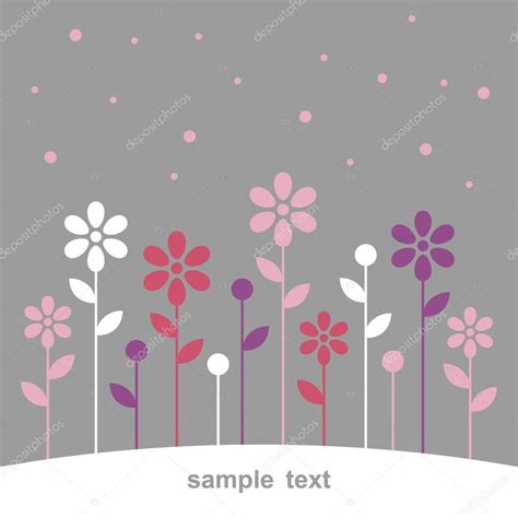 Vector Floral Backgrounds Design — Stock Vector © Vectorrgb 2177819