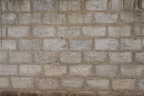 Concrete Cinder Block Wall Background Texture Stock Image Image Of
