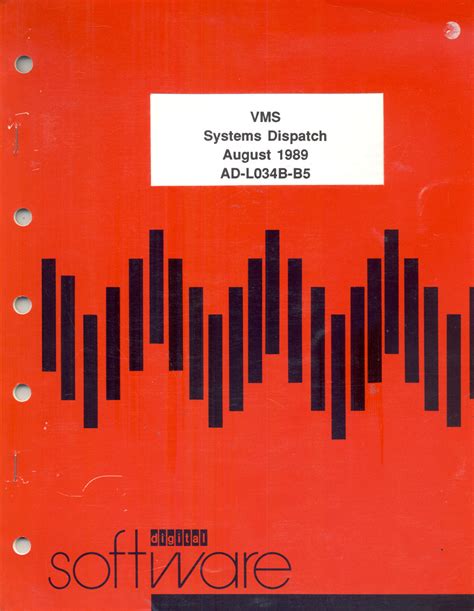 Vms Systems Dispatch August 1989 Manual Computing History