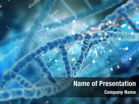 Medical Dna Genetic Medicine Powerpoint Template Medical Dna Genetic