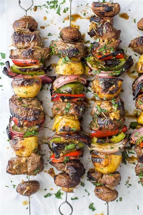 The Best Marinated Steak Kabobs Easy Summer Grilling Idea In 2023