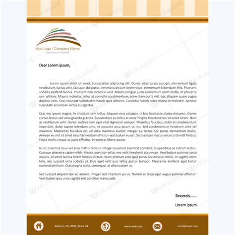Download exceptional attention letterhead templates and attention letterhead designs include customizable layouts, professional artwork and logo designs. Letterhead Template 07 - Word Layouts