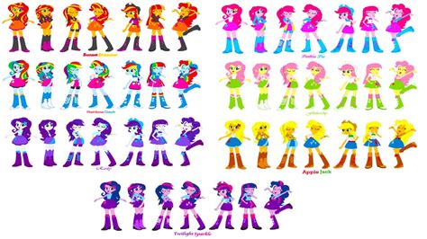My Little Pony Transforms Color Swap Equestria Girls All Colors Mlp