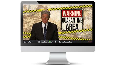 Quarantine Zoom Online Meeting Virtual Background