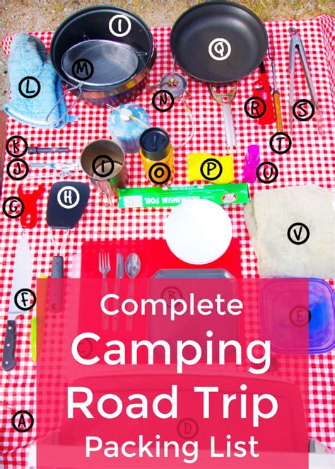 The Essential Packing List For Your Epic Camping Road Trip