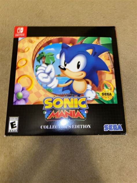 New Sealed Sonic Mania Collectors Edition Nintendo Switch 2017 Ebay