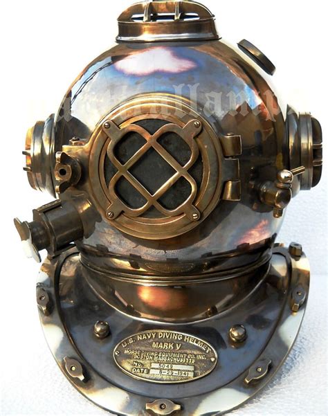 Diving helmet diving suit sea diving cliff diving nautique vintage tattoo mascara scuba diving tattoo diving logo deep sea diver. Antique U.S Navy Brass Divers Diving Helmet Mark V FULL ...