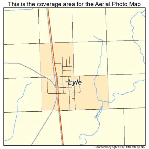 Aerial Photography Map Of Lyle Mn Minnesota