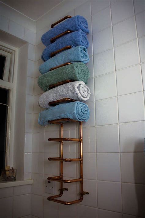 Storage space for small bathrooms. Easy And Inexpensive DIY Towel Holder Ideas - Interior Vogue