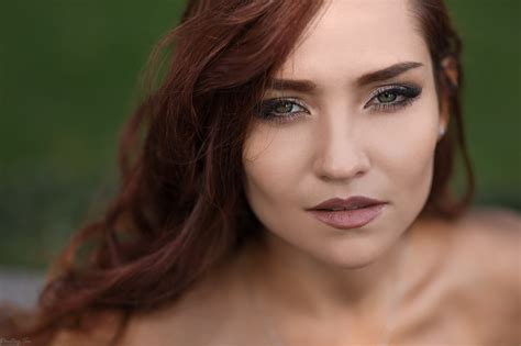 Wallpaper Dmitry Shulgin Face Redhead Women Model Portrait