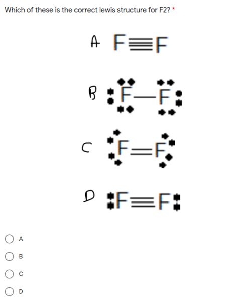 F2 Lewis Dot Structure