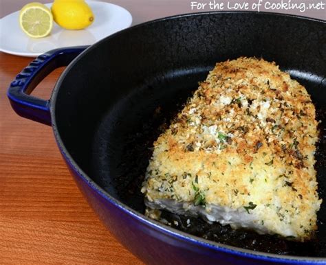 Lemon And Herb Crusted Halibut