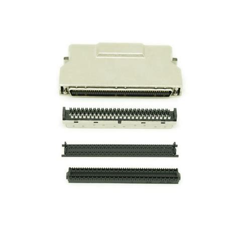 Hpcn 100 Pin Scsi Ii Connector With Metal Cover