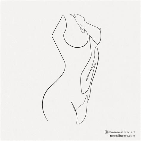Woman Outline No Tattoo Permission Form Noon Line Art