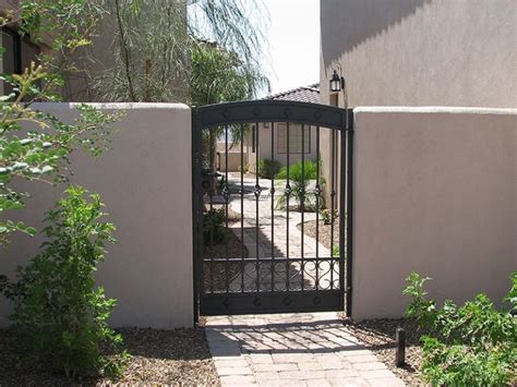 Solution For Troubled Courtyard Gates Rite A Way Az Garage Door