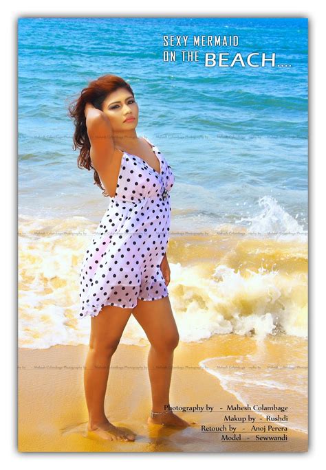 SEXY MERMAID Sewvandi Dissanayake Beach Shoot Stills Lanka Gossip