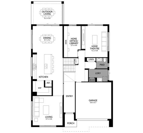 Trilogy 35 Tri Level Home Design And House Plan By Mojo Homes