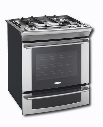 Best Buy Electrolux 30 Self Cleaning Slide In Double Oven Dual Fuel