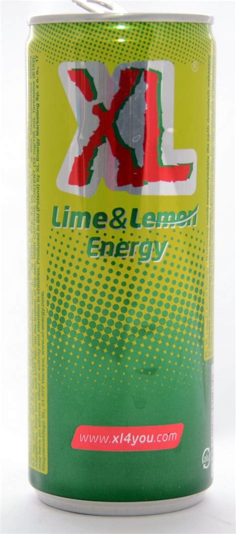 Xl Energy Limeandlemon Can 250 Ml Beverages Xl Energetic Drinks Xl