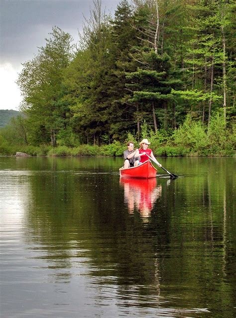 Canoeing On Lake Free Photo Download Freeimages