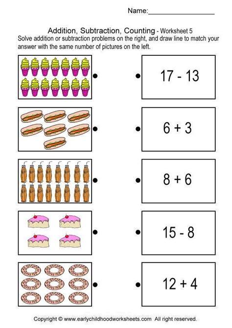 Add one subtract one to the given number. addition, subtraction, counting worksheet | Maths ...