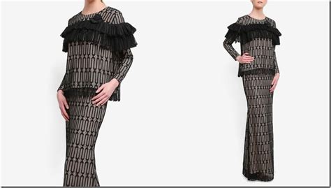 the black kurung and kebaya styles to wear this raya 2018