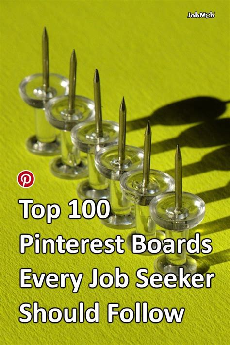 💯 Top 100 Pinterest Boards Every Job Seeker Should Follow [2018] Job Search Job Interview